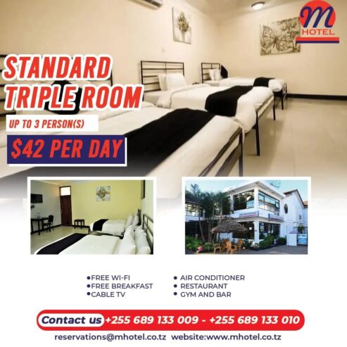 M-Hotel is located in Mbezi Beach